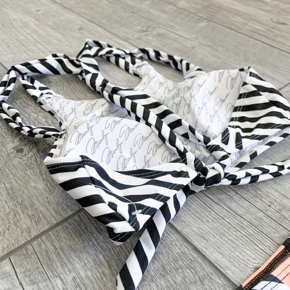 👙SALE $30 👙 NBW MODCLOTH Black and white swimsuit - Picture 8 of 10